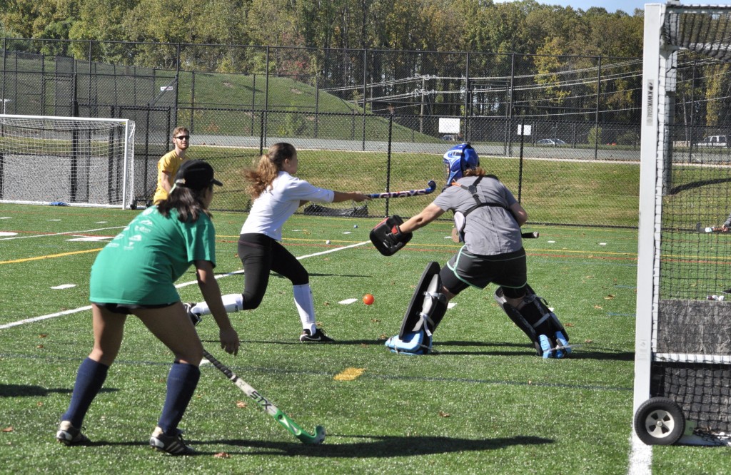 The club field hockey team in action during practice on Oct. 14. Courtesy: Dave Schrack/IV Estate