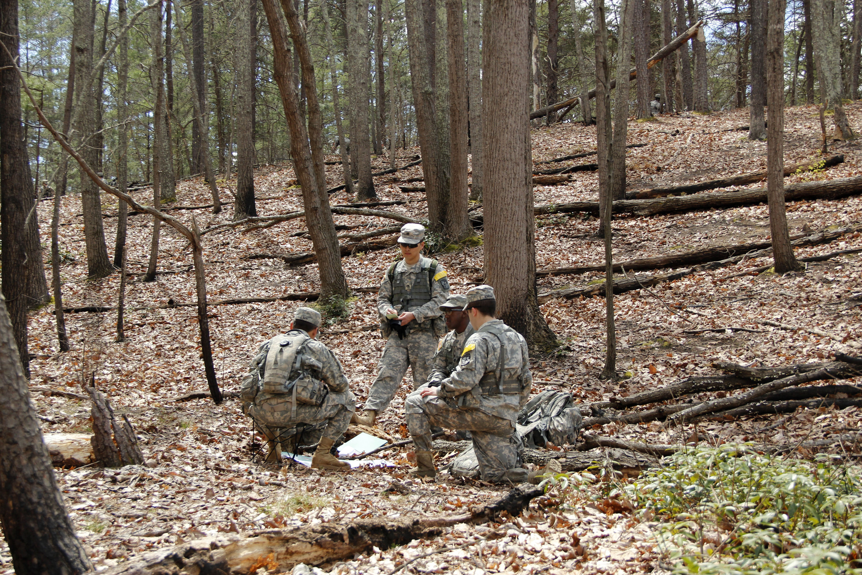 Patience and paintball: Mason cadets undergo leadership training at Fort AP Hill