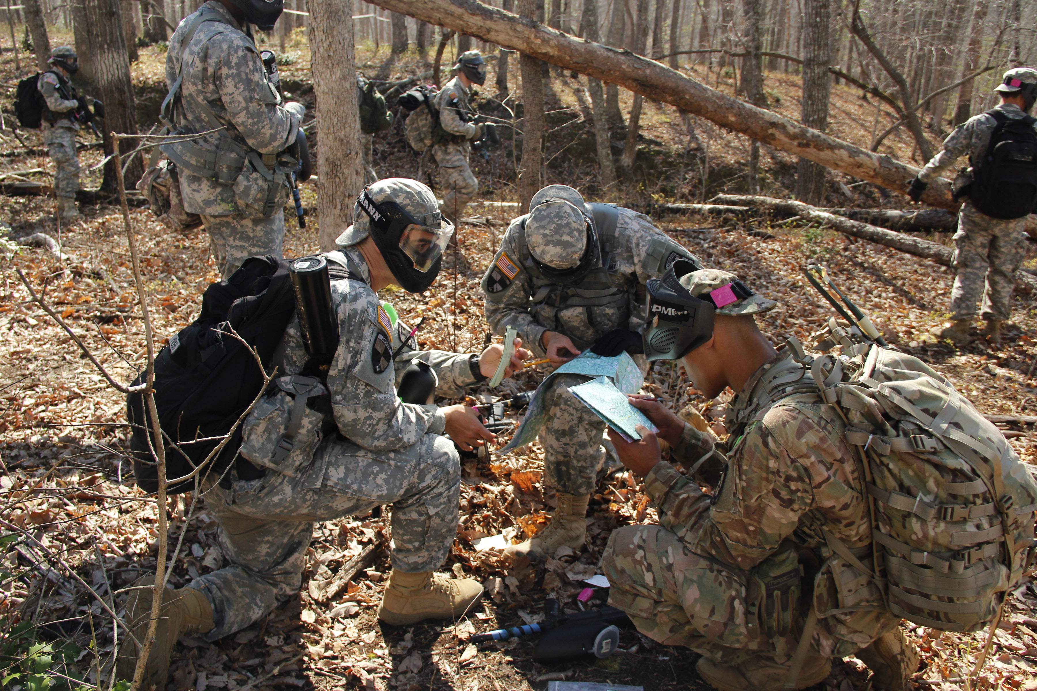 Patience and paintball: Mason cadets undergo leadership training at Fort AP Hill